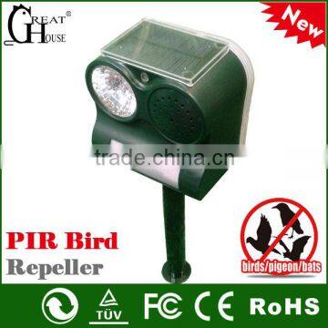 GH-192C Best selling products solar ultrasonic animal bird gard pro systems