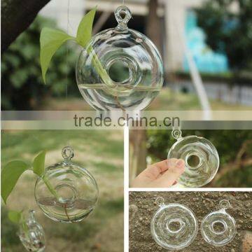 Hanging Water Drop Shaped Glass Vase