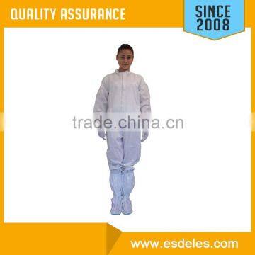 Customize Cotton Material ESD Antistatic Smock With Conductive Carbon photo-4