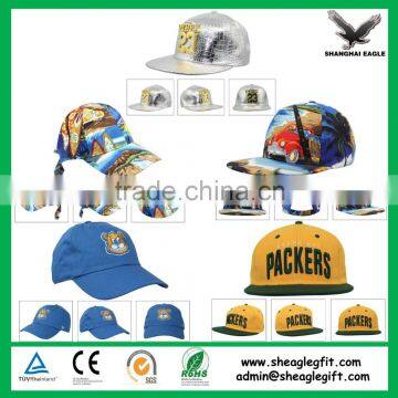 Printed Logo Custom Promotional Suede Baseball Cap