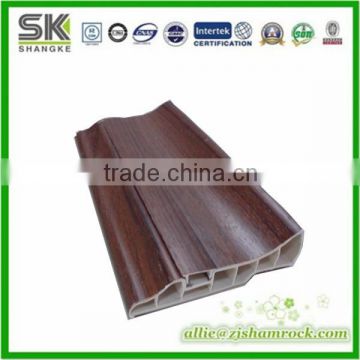 pvc wall skirting board for wall decoration