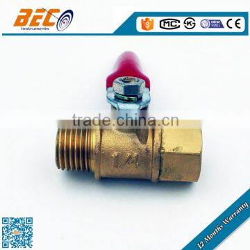 Forged brass ball valve with NPT male female thread