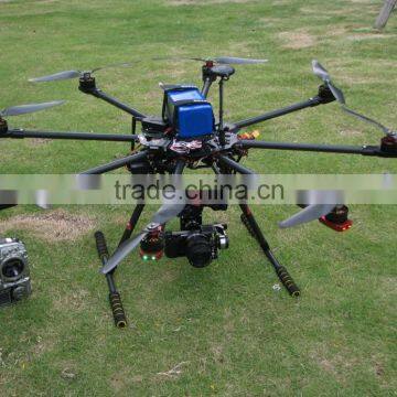 Folding Design Carbon Fiber Big Professional Octocopter Camera Drone UA008 for Aerial Photography photo-2