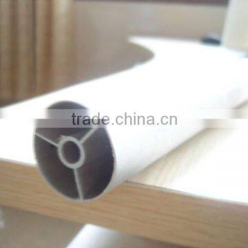 Customized aluminum extrusion anodized silver tube/ bar profile