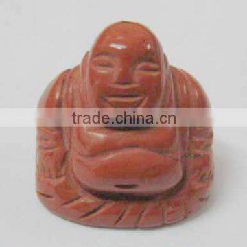 Hot seller red jasper buddha carving jewelry