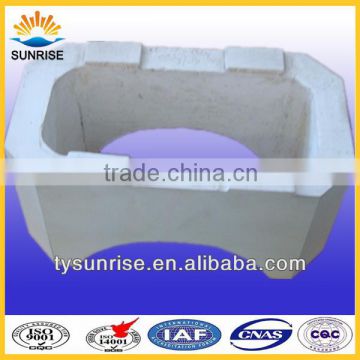 High quality fused cast azs refractory bricks for glass furnace crowns, AZS--33,36,41