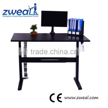 adjustable laptop stand table with metal lifting column factory wholesale