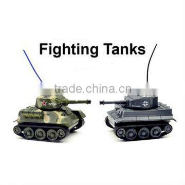 rb-0451991 Eeal Life T34&Tiger1 Mini Fighting RC Tanks