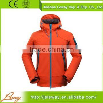 OEM High quality china sale orange softshell jacket