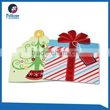 foldable christmas greeting cards hot stamping