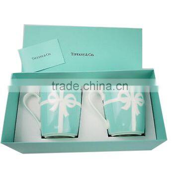 Cardboard double cup christmas gift packaging box