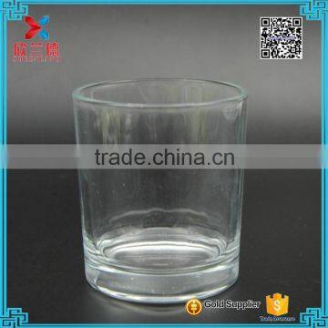 high quality 300ml custom recycled glass candle jar