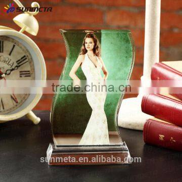 Sunmeta factory sublimation cystal trophy for 3D vaccum machine BXP-05