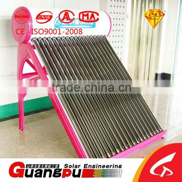 compact non-pressurized solar water heater