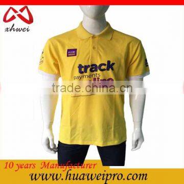 China factory oem Eco-friendly Cotton Golf polo shirt for promotion