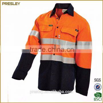 High Quality Men's Safty Reflective Workwear Coverall Fireproof Workwear photo-4