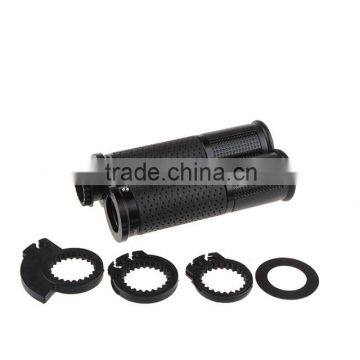 Soto Racing - 7/8'' 22mm Universal Motorcycle Cnc Handle Bar / Handlebar Grips Leather and Aluminum Material photo-2