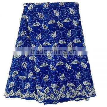 royal blue african guipure lace fabric top quality african cord lace for dress