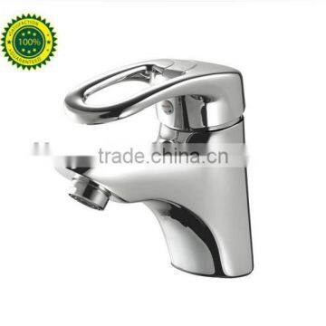 2014 Single Handle High Neck Pedestal Basin Faucet/Single Hole Tall Basin Taps