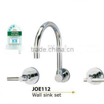 wall mounted faucet sink set