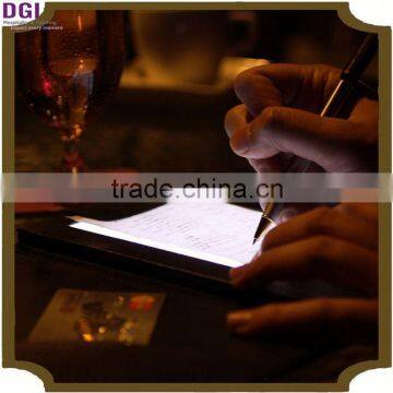 LED wine list holder / illuminated drink list for hotel bar Vodka/ Long operation time (Patent 2014-2-0239452.0)