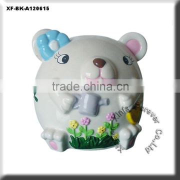 unique paint your own bisques bear piggy money bank