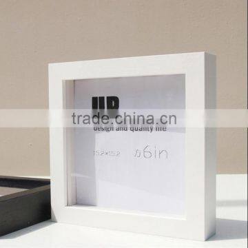 Cheap Wholesale Art 3D Deep Photo Frame Wooden Shadow Box Frame