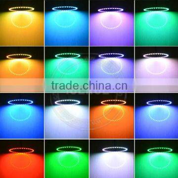 Newest car light LED angel eye lamp 12v 20 colors