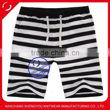 wholesale fashion yarn dyed french terry shorts pants man