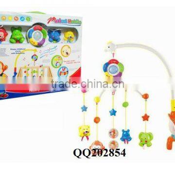 Plastic funny baby toy musical bed bell