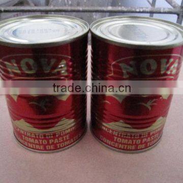 Bright Red Tomato Paste for West Africa size: 70gr, 210gr, 400gr, 800gr & 2.2kg