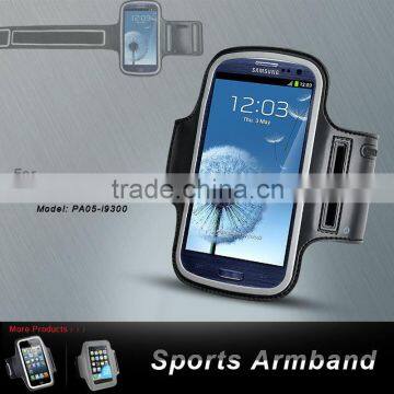 2013 best sell promotion armband for Samsung galaxy S3