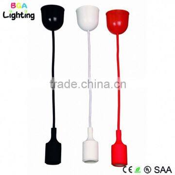 UL E26 Socket Silicone Suspension Lighting, Simple Ceiling Lamp photo-2