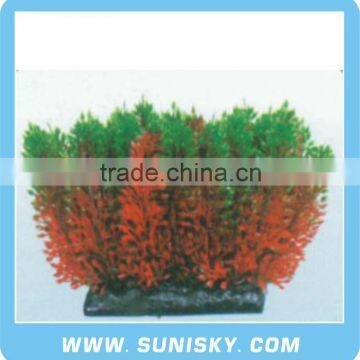 Colorful Plastic Aquarium Plant for Decoration