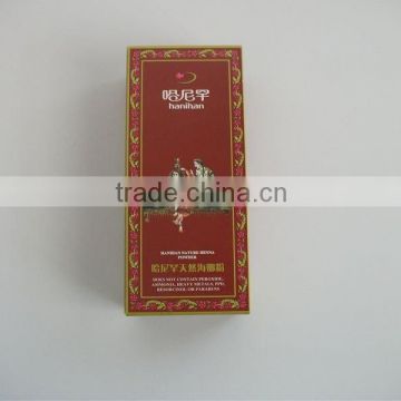 fancy paper box with top printed paper package box