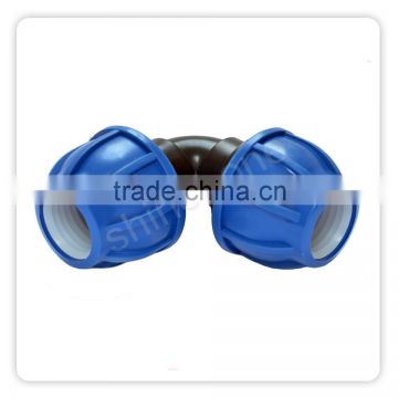 PP Compression Fittings Elbows 90 Degree