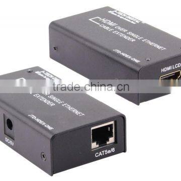 HDMI Over Single Extender By CAT-5e/6 Cable