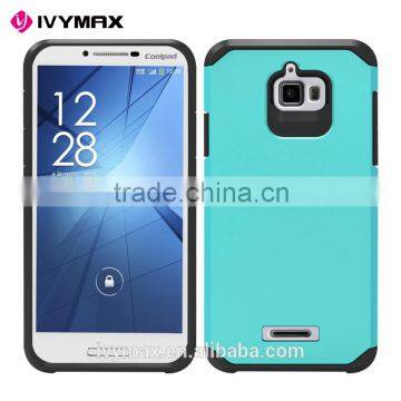 IVYMAX big discount shock absorbent hybrid design pattern slim armor case cover for coolpad catalyst/3622A/3623(t-mobile)