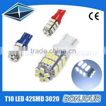 3020 42SMD 12v led w5w T10 led auto light