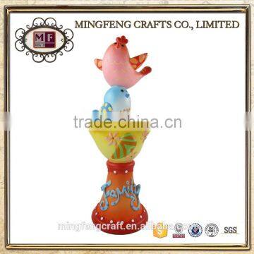 Small Home Decoration Resin Bird