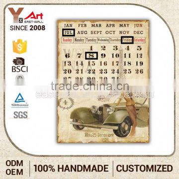 Export Quality Custom Printed Calendar Personalized Plaque Lightweight Wall Plaques Decoration