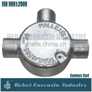 Galvanized BSEN Circular Conduit Boxes