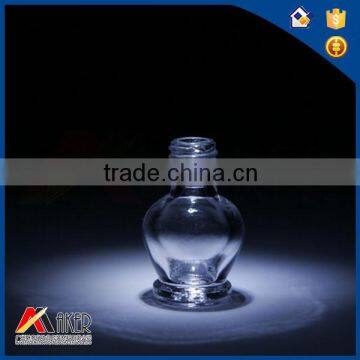 bleak shape High Quality Clear Empty Nail Polish Glass Bottle