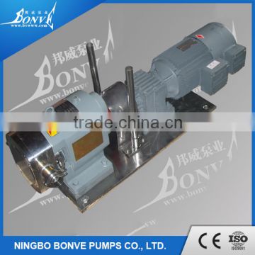 Stainless steel injections rotary lobe pumps