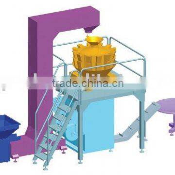 Multihead weigher with JOY-3-5 bucket elevator