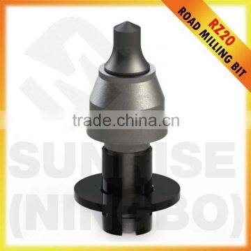 RZ20 20mm shank kennametal teeth road cutters conical road planing bits