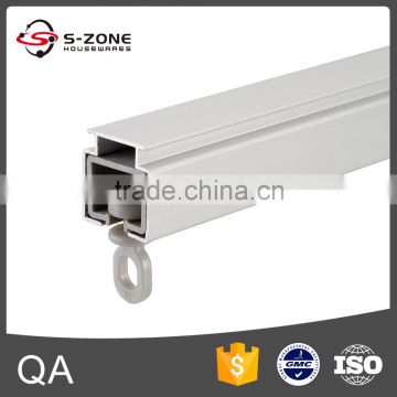 China manufacturing ceiling mounted curtain rails for hotel curtains