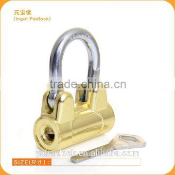 2015 New Design Zinc Alloy Ingot Iron Padlock