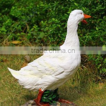 Resin material duck statue