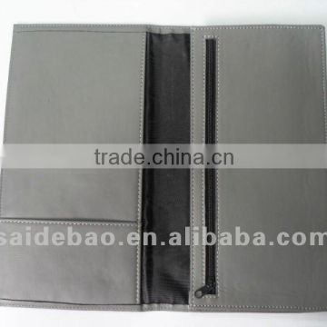 2015 Leather and plastic cheque book holders/open book holder